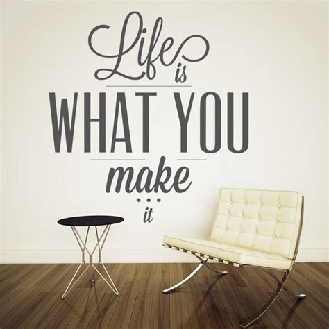 Life Quote Wall Decal Sticker Contemporary Wall Decals