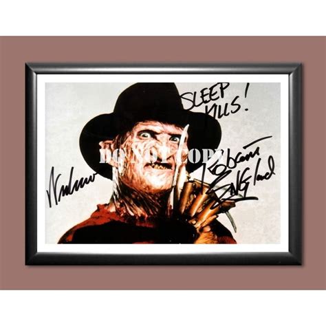 Freddy Krueger Robert Englund Signed Autographed Photo Poster A4 83x11