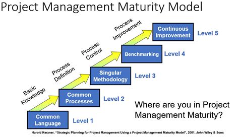 Dr Harold Kerzners Project Management Maturity Model
