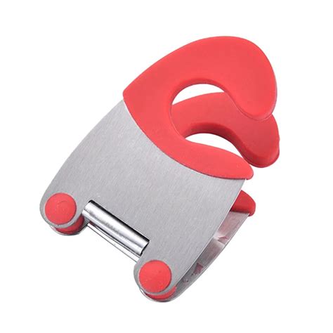 Useflul Pot Clips Stainless Steel Tongs Holder For Pot Pan Spoon Holder