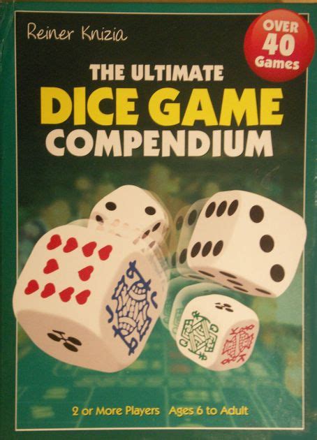 The Ultimate Dice Game Compendium Board Game Boardgamegeek