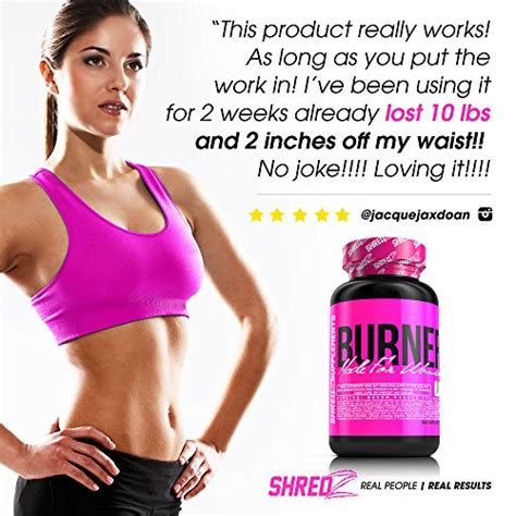 Shredz Burner For Women 60 Capsules 1 Month Lose Weight Increase Energy Best Way To Shed