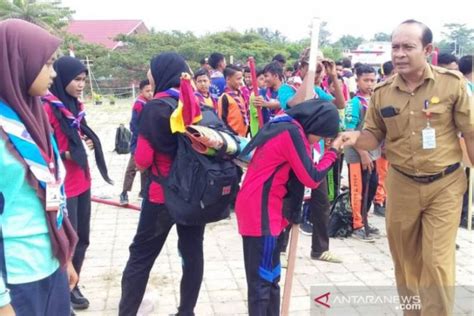 Ratusan Pramuka Penggalang Se Aceh Timur Ikut Lomba Jelajah Antara
