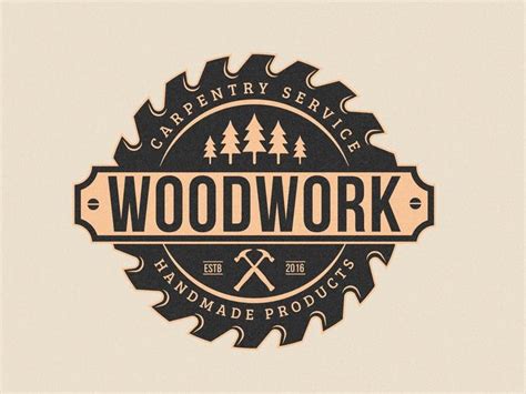 Logo Design Woodwork And Carpentry Logo Custom Logo Etsy Tool Logo