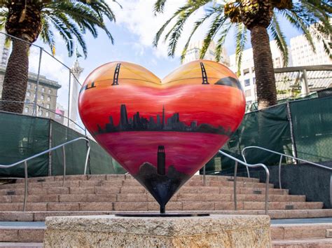Meet The Hearts In San Francisco Now On Display In Union Square