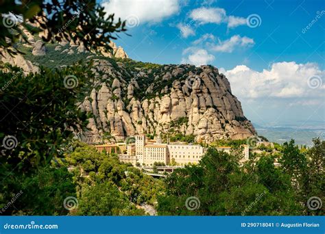 Montserrat Abbey And Mountain Spain Stock Image Image Of Famous