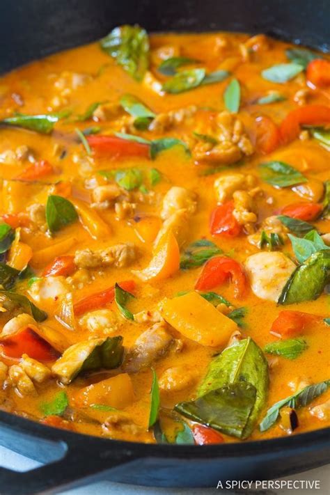 The Best Thai Panang Chicken Curry Recipe The Most Amazing Red