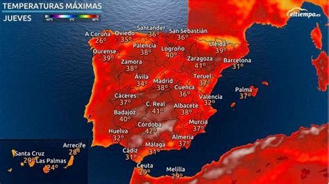 El Tiempo Alerta Por Temperaturas Extremas Estos Son Los Puntos Rojos Del Calor En España