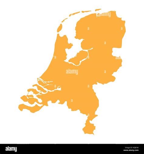 Netherlands Map Vector Illustration Stock Vector Image And Art Alamy