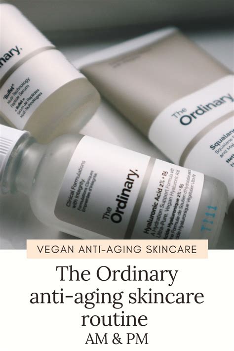 The Ordinary Anti Aging Skincare Routine Vegan Anti Aging Skincare Anti Aging Skincare