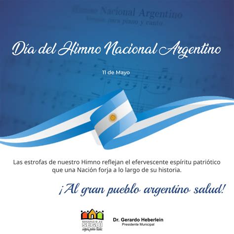 Día Del Himno Nacional Argentino Municipalidad De Seguí