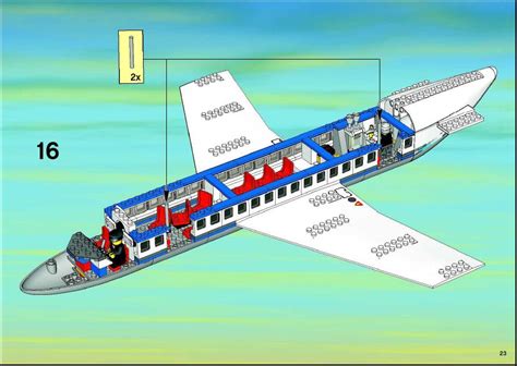 Lego Passenger Plane Instructions 7893 City