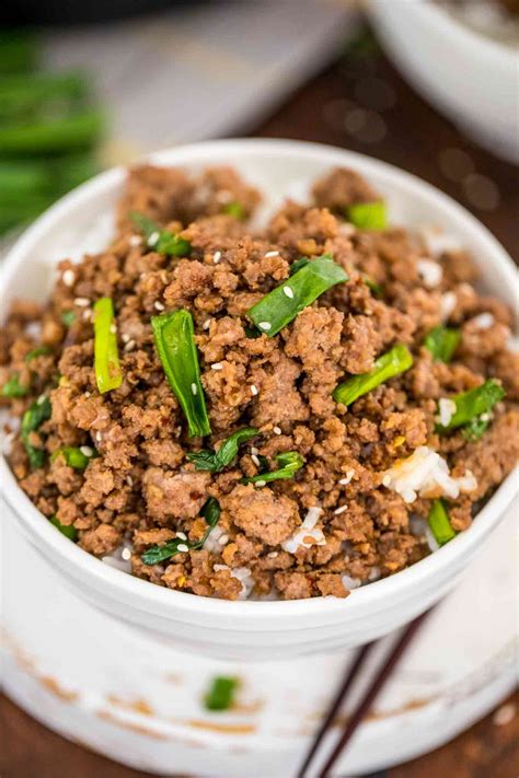 Shopping list and recipes are included! Korean Ground Beef Video - Sweet and Savory Meals