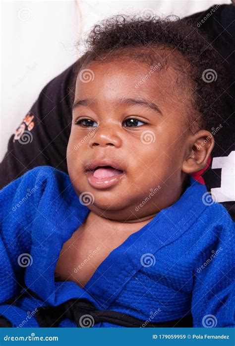 Closeup Photo Of African American Happy Baby Stock Image Image Of