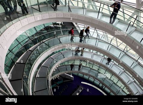 Interior Of City Hall Designed By Norman Foster London England