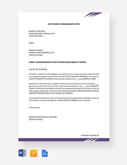 Inform letters can also be used to inform employees about new policies that may affect the employment's terms and conditions as agreed to in the contract. 11+ Payment Acknowledgement Letter Templates - PDF, DOC ...