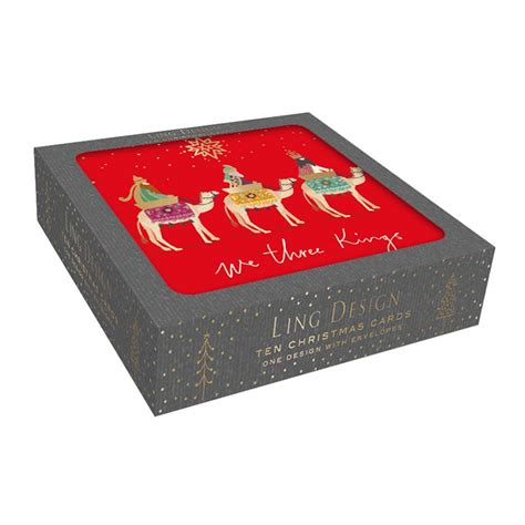 Ling Design Three Kings Christmas Cards Pack Of 10
