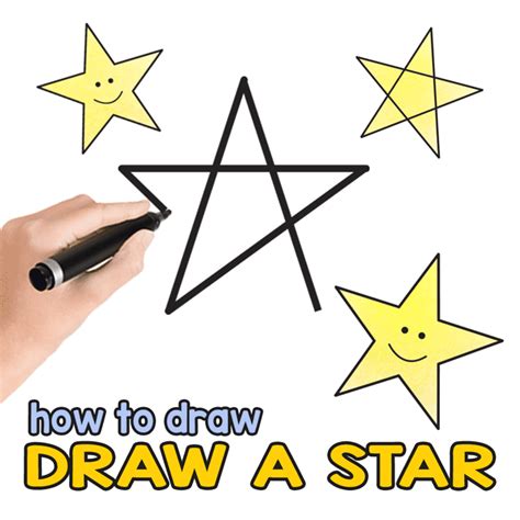 How To Draw A Star Step By Step Louann Messer