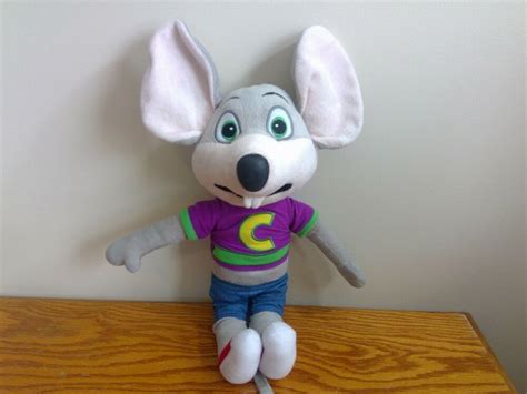 Chuck E Cheese Mouse Mascot 18 Plush Stuffed Animal 2017 Ebay In