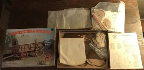 Vintage Craft Master Conestoga Wagon Wooden Model Kit 116 Scale 700