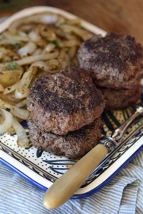 Maybe you would like to learn more about one of these? great american diner grilled burger patties & onions | hamburger recipes
