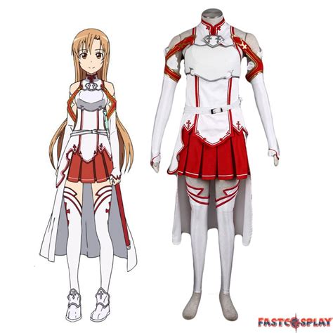 Sword Art Online Asuna Yuuki Cosplay Costume Deluxe