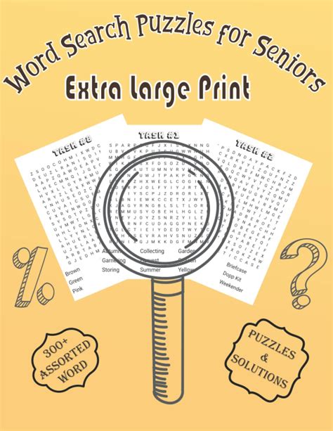 buy word search puzzles for seniors extra large print 300 large print word search puzzle book