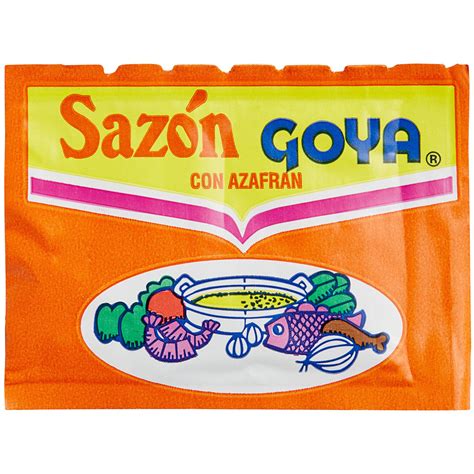 Goya 352 Oz Sazon With Saffron Seasoning Packets 20box