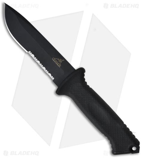 Gerber Prodigy Combat Knife Black Fixed Blade 475 Black Serr 22