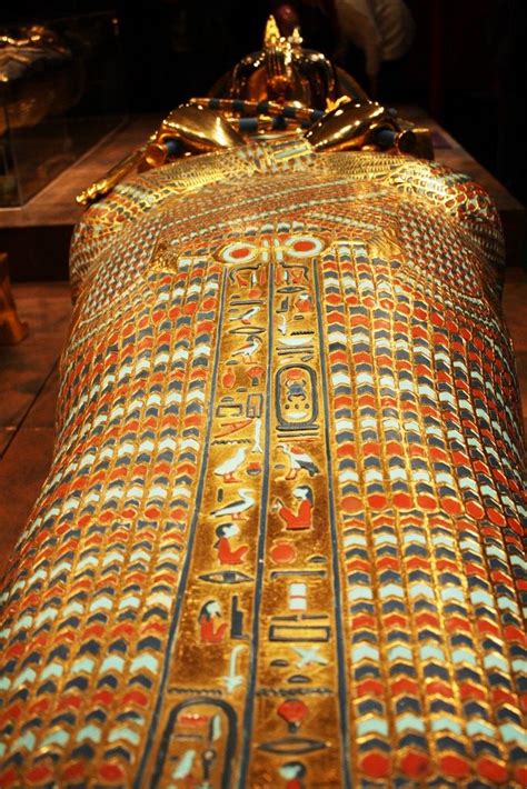 Sarcófago Cerrado De Tutankamon Ancient Egypt Egyptian History