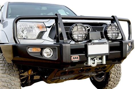 Arb 3423020 Deluxe Toyota Tacoma 1995 2004 Winch Front Bumper Black Finish