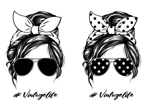 Messy Bun Illustrations Royalty Free Vector Graphics And Clip Art Istock