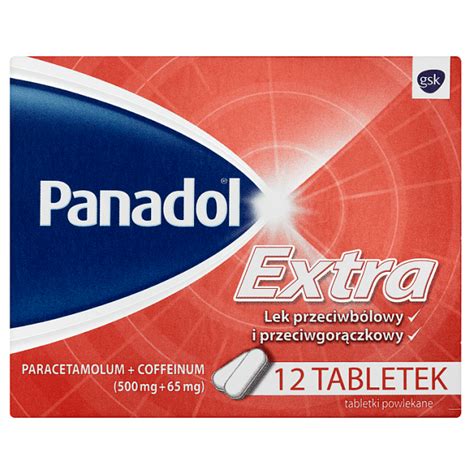 Panadol Extra 500 Mg 65 Mg Film Coated Tablets 12 Tablets Grosik