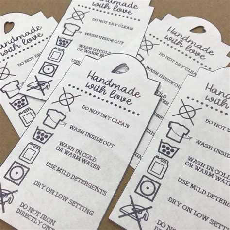 Free Printable Htv Care Tag Happy Crafters