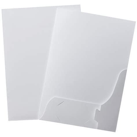 Marbig A4 Presentation Folder Double Pocket White 10 Pack Ebay