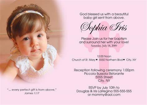 5 out of 5 stars. Baby Christening Invitation Free Template