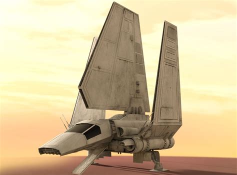 Star Wars Imperial Shuttle Free 3d Model By Dazinbane