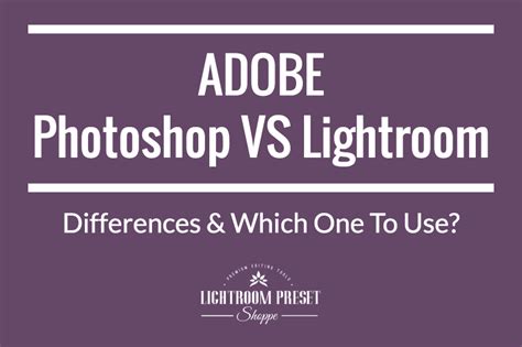 But, which differences really matter? Understanding The Difference Between Photoshop And ...