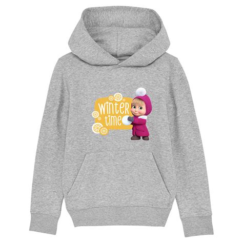 Masha And The Bear Winter Time Hoodie