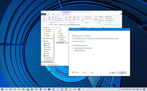 How To Install Windows 10 Without Usb Media Pureinfotech