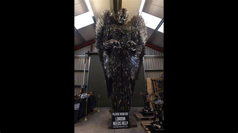 Sculptor spends 2 years to build knife angel out of. 10+ Sculptor Spends 2 Years To Build Knife Angel Out Of 100,000 Weapons - YouTube