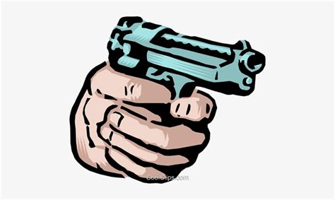 Cartoon Hands Holding A Gun Download This Free Vector About Hand
