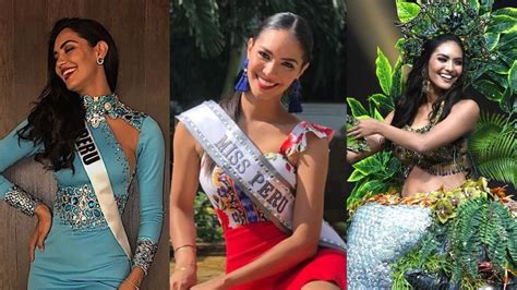 miss universo 2018 romina lozano y toda su belleza como miss perú en tailandia videos