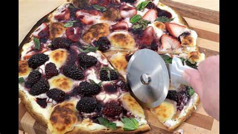 Blackberry Basil Pizza Recipe Strawberry Ricotta Pizza Radacutlery