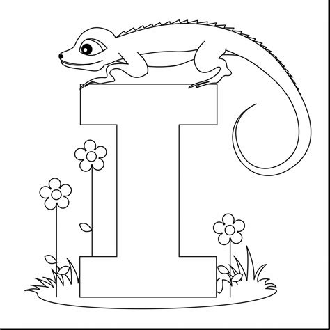 The Letter I Coloring Pages At Getcolorings Com Free