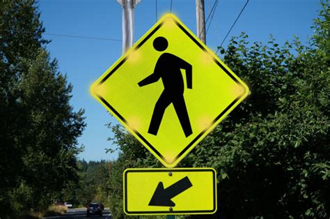 Pedestrian Crossing Signs Alert Lighting Company