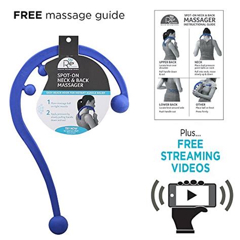 Empower Back And Neck Massager Tool Trigger Point Self Massage Hook Myofascial Release Deep