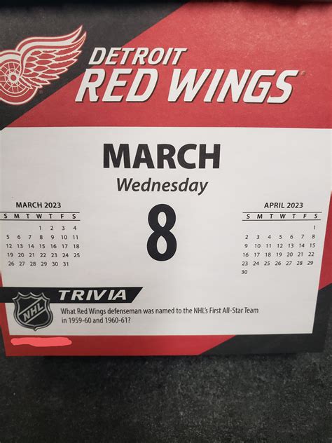 Any Diehards Have The Answer Detroitredwings