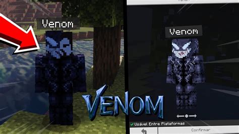 Saiu Novo Venom Skin Pack Hd No Minecraft Pe Minecraft Pocket