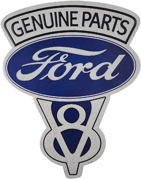 Embossed Metal Wall Decor Sign Officially Licensed Vintage Genuine Ford